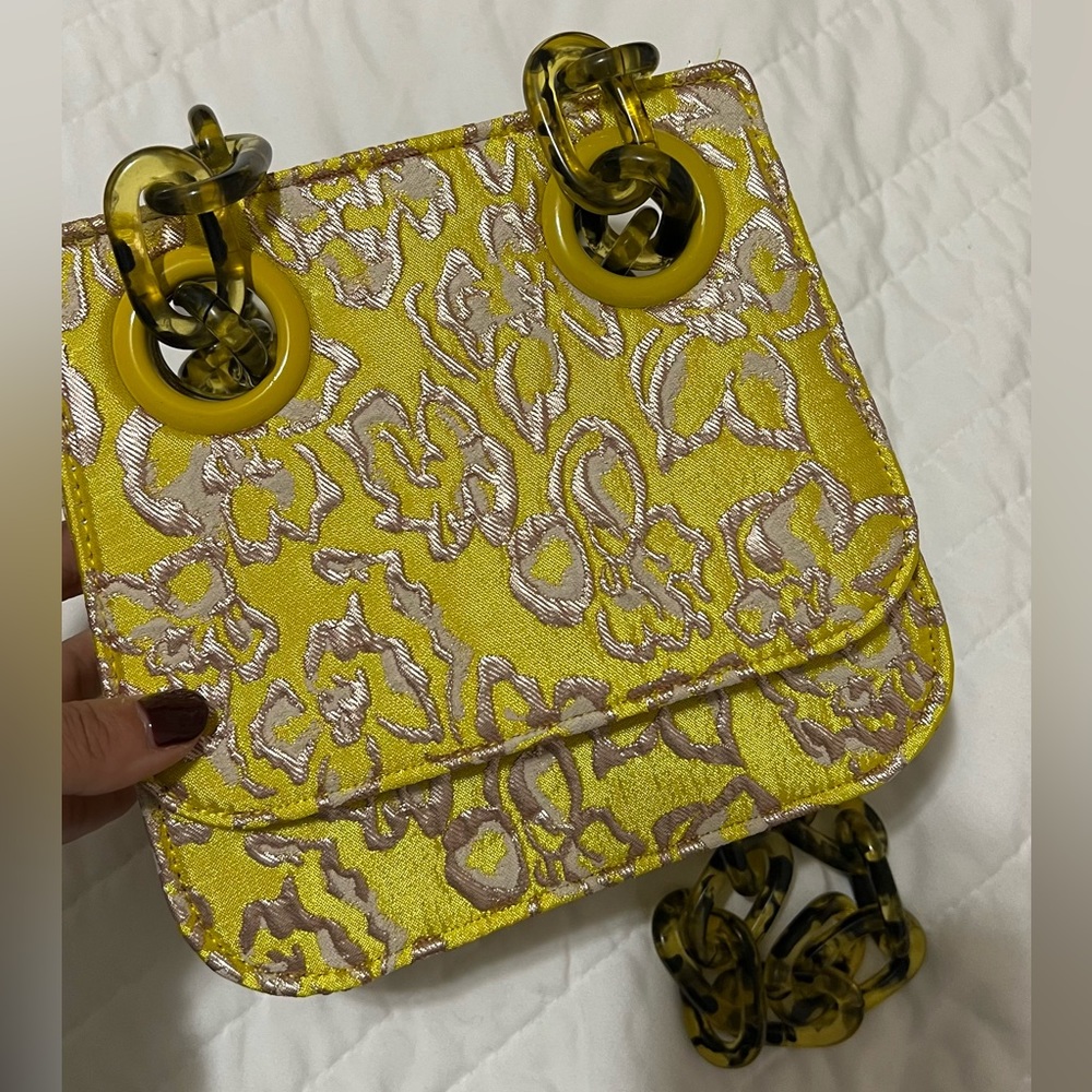 House of want yellow shoulder bag new